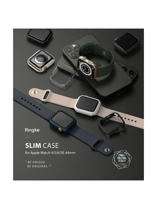 Ringke Slim 2-Pack Plastikhülle in Schwarz Farbe für Apple Watch 44mm