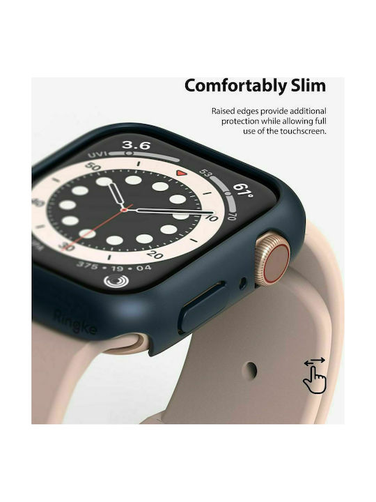 Ringke Slim 2-Pack Plastikhülle in Schwarz Farbe für Apple Watch 44mm