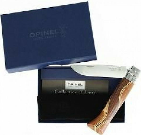 Opinel No.08 Pocket Knife Educational Brown with Sheath