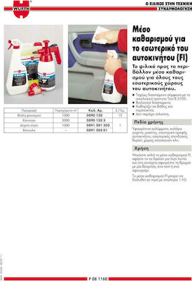 Wurth FI-Reininger Interior Cleaner Cleaning and Polishing Spray for Car Dashboard 1lt 0890120