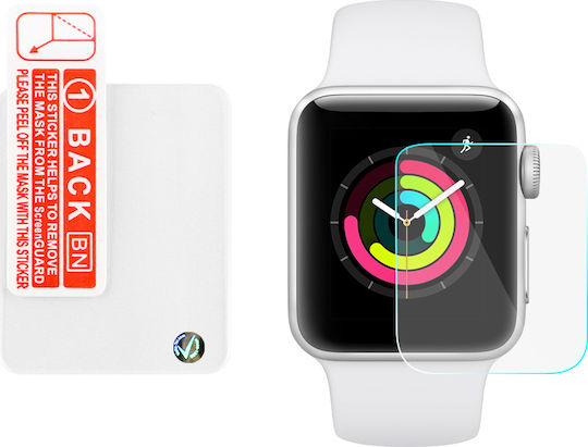 Volte-Tel 2.5D Full Glue Закалено стъкло за Apple Watch 38мм 1бр 8169618