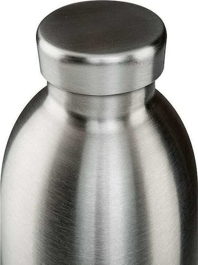 24Bottles Clima Μπουκάλι Θερμός Ανοξείδωτο BPA Free 500ml Ασημί