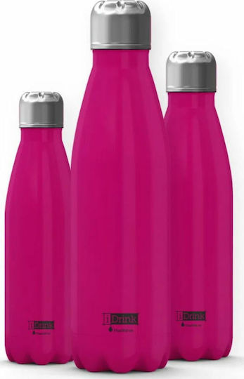 I-Total iDrink Colors Μπουκάλι Θερμός Ανοξείδωτο BPA Free 500ml Μωβ