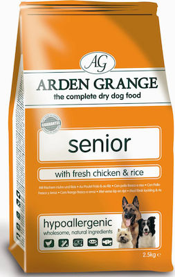 Arden Grange Senior 2kg Trockenfutter für ältere Hunde mit Reis und Huhn