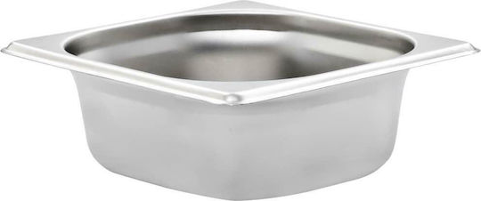 vidaXL Σκεύος Gastronorm Ανοξείδωτο GN1/6 με Βάθος 65mm (12τμχ)