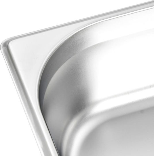 vidaXL Stainless Steel Gastronorm GN1/3 H100mm (8 pcs)