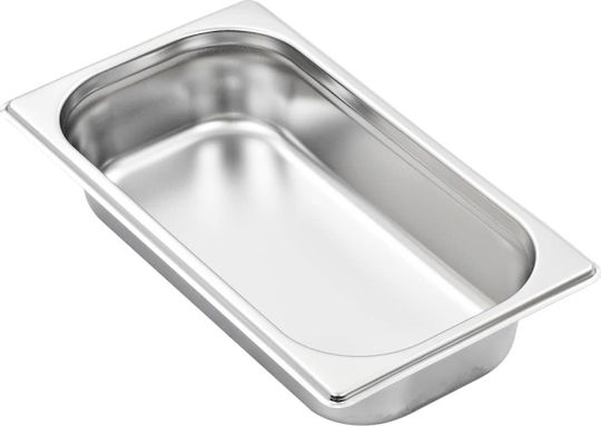 vidaXL Σκεύος Gastronorm Ανοξείδωτο GN1/3 με Βάθος 65mm (8τμχ) Τεμ Gn Χιλ Ατσάλι