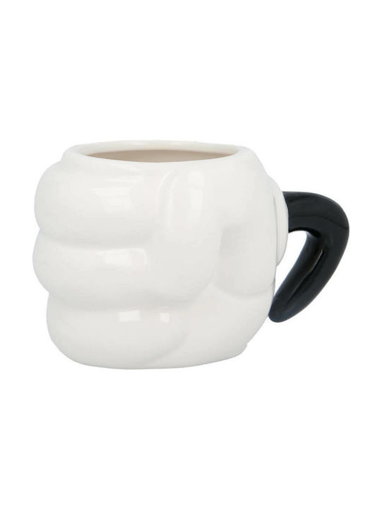 Stor Mickey Fist Gift Box Ceramic Cup White 450ml