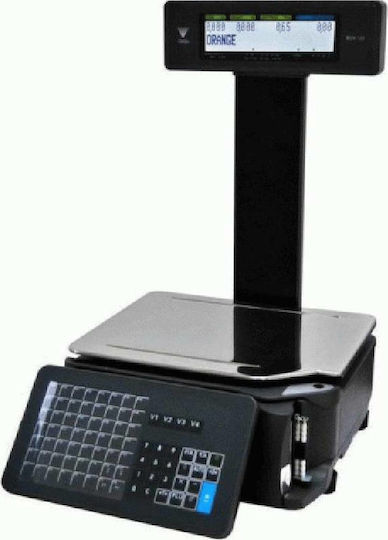 Digi Systems SM-120LL P Ηλεκτρονική Ζυγαριά Λιανικής με Κολώνα και Δυνατότητα Εκτύπωσης Ετικετών με Ικανότητα Ζύγισης 30kg και Ακρίβεια 10gr