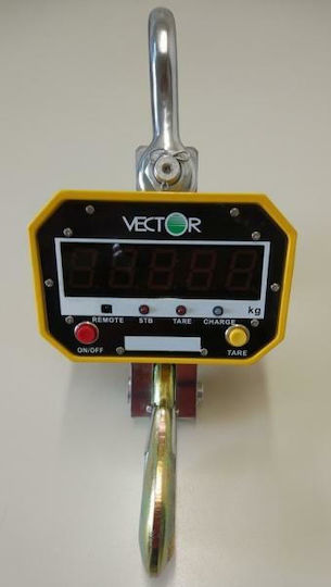 Vector OCS-SL Electronic Professional Hanging Scale with Weighing Capacity of 3000kg and Division 1000gr