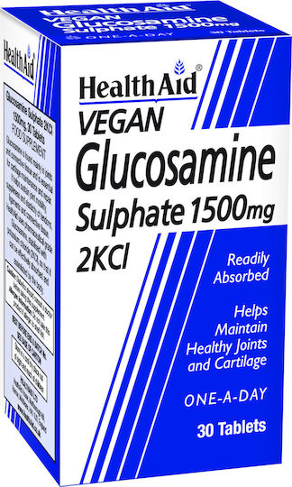 Health Aid Glucosamine Sulphate Συμπλήρωμα για την Υγεία Αρθρώσεων & Οστών 30 ταμπλέτες