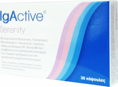 IgActive Serenity Συμπλήρωμα για τον Ύπνο 30 κάψουλες