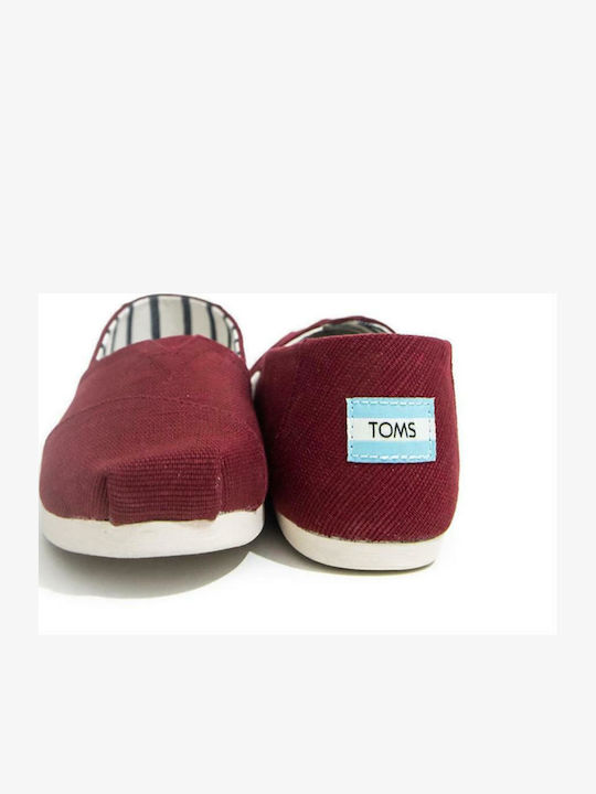Din material textil Espadrile dama în culoarea Roșu