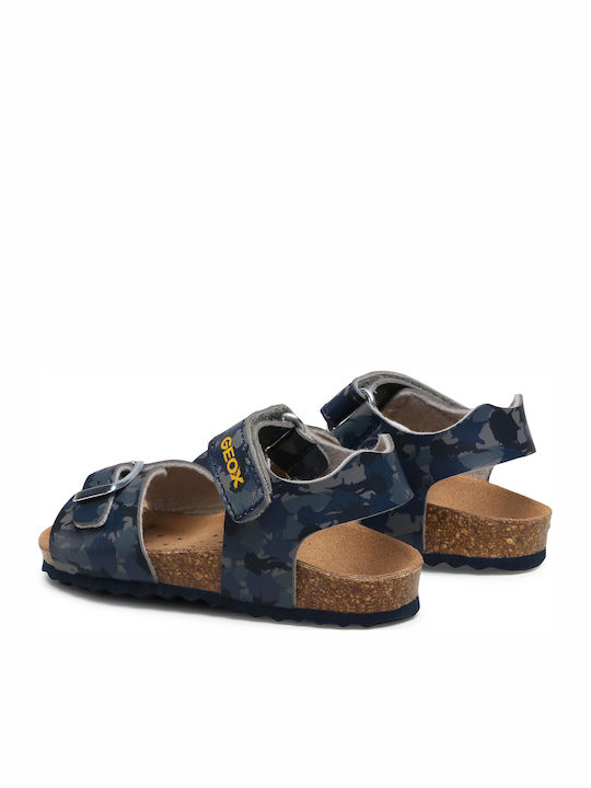 Geox Kids' Sandals Ghita Anatomic Navy Blue