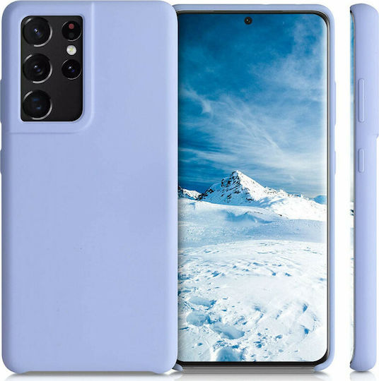 KWmobile Flexible Rubber Back Cover Σιλικόνης Γαλάζιο (Galaxy S21 Ultra 5G)