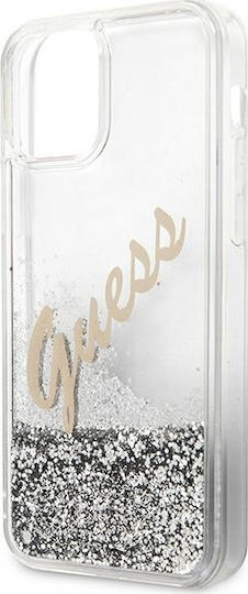 Guess Glitter Vintage Script Back Cover Πλαστικό Πολύχρωμο (iPhone 12 Pro Max)