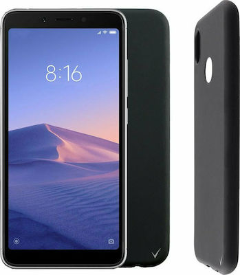 Volte-Tel Silicon Tpu Silicone Back Cover Black (Redmi 6a)