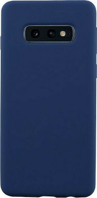 Idol 1991 Velvet TPU Plastic Back Cover Blue (Galaxy S10e)