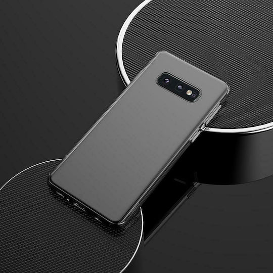 Hoco Light Series Umschlag Rückseite Silikon Transparent (Galaxy S10e)