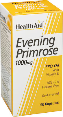 Health Aid Evening Primrose Oil 1000mg Ergänzungsmittel für die Menopause 90 Mützen