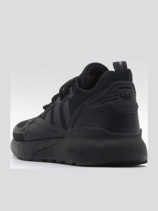 ZX 2K Boost Adidași Negru Core / Roz Șoc
