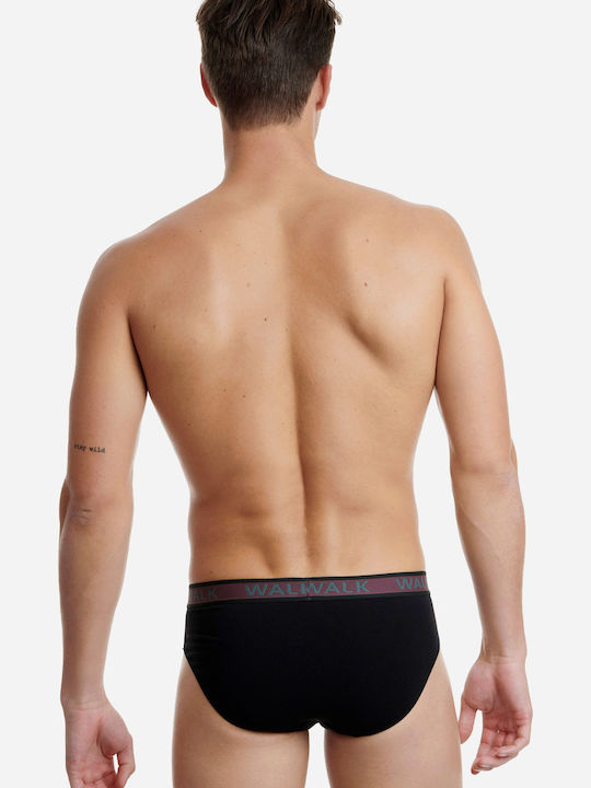 Herren Slips Schwarz 2Packung