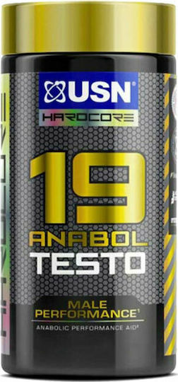 USN 19 Anabol Testo Συμπλήρωμα για Προπόνηση & Ενίσχυση της Τεστοστερόνης 90 κάψουλες