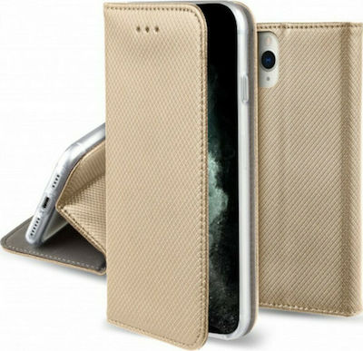 Senso Magnet Synthetic Leather Book Gold (Huawei Y5p)