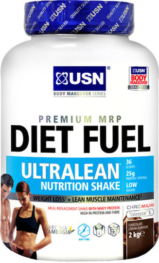 USN Diet Fuel Ultra Lean Συμπλήρωμα για Αδυνάτισμα 2000gr Σοκολάτα