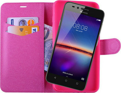 Volte-Tel Synthetic Leather Book Pink (Huawei Y3II)