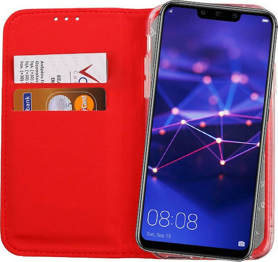 Volte-Tel Pocket Magnet Book Synthetic Leather Red (Huawei Mate 20 Lite)