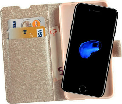 Volte-Tel Leather-TPU Book Stand Synthetisches Leder Gold (iPhone SE 2022/2020/8/7) 8172786