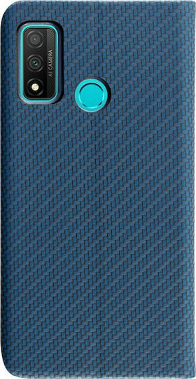Idol 1991 Elite Anti-RFID Stand Buchen Sie Synthetisches Leder Blau (Huawei P Smart)