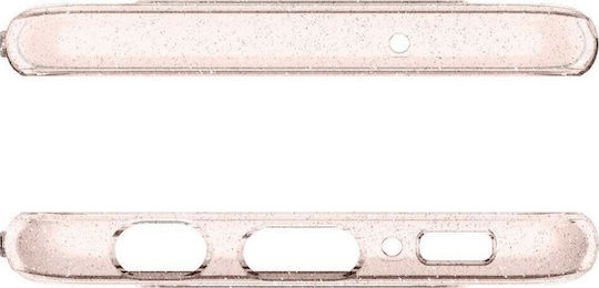 Spigen Liquid Crystal Glitter Back Cover Σιλικόνης Ροζ (Galaxy S10e)