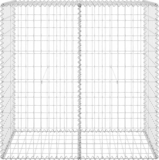 vidaXL Wall Garden Fencing Material with Covers 1pcs Silver