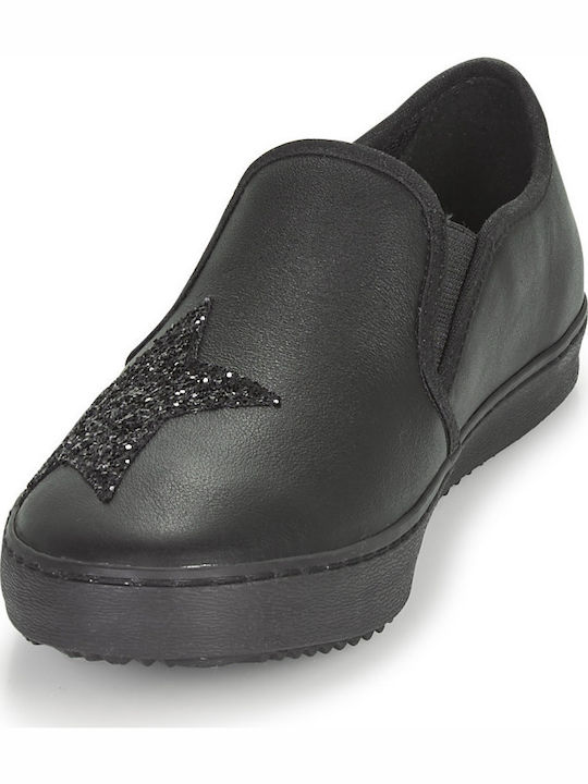 Παιδικές Εσπαντρίγιες Slip-On Μαύρες Kalispera