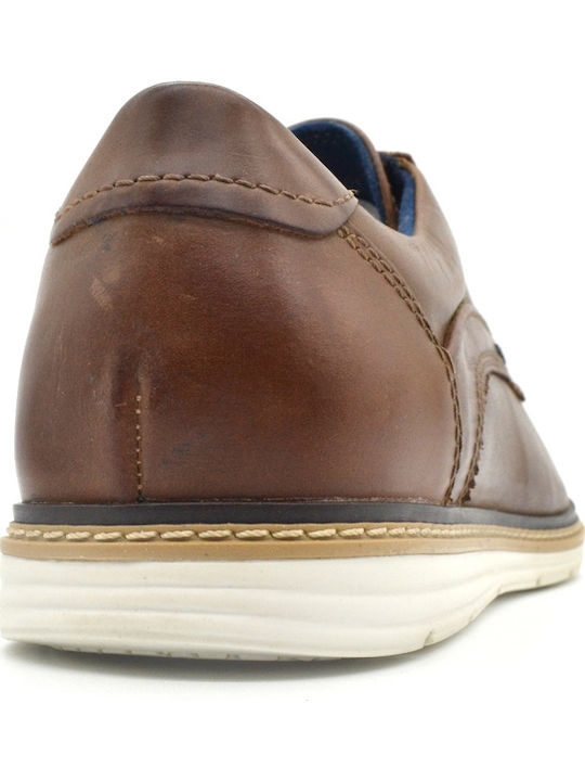 MS257R05 Leder Herren Freizeitschuhe Tabac Braun