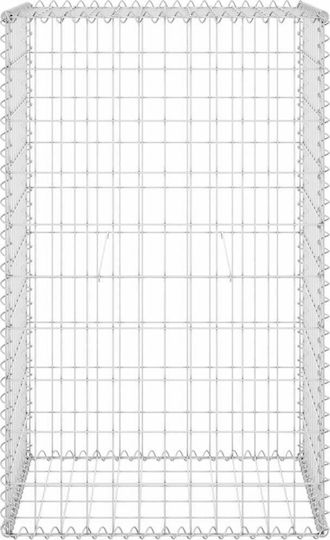 vidaXL Wall Garden Fencing Material with Covers 1pcs Silver
