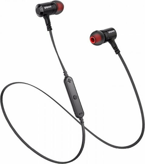 Ipipoo IL97BL In-ear Bluetooth Handsfree Ακουστικά με Αντοχή στον Ιδρώτα Μαύρα