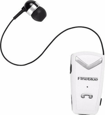 Fineblue F-V2 In-ear Bluetooth Handsfree Cască Rever Alb