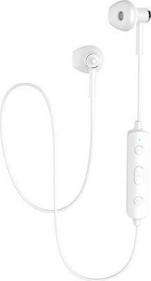 Hoco HOC-ES21-W In-ear Bluetooth Handsfree Λευκό