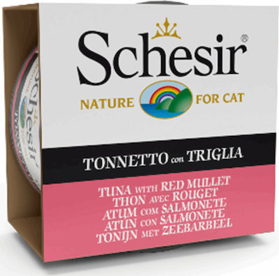 Schesir Nature for Cat Hrana umeda pentru pisici adulte in Poate cu Ton in gelatina 85gr 1buc 55061337