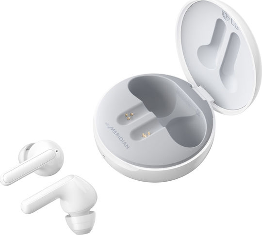 LG FN6 In-ear Bluetooth Handsfree Ακουστικά με Αντοχή στον Ιδρώτα και Θήκη Φόρτισης Λευκά