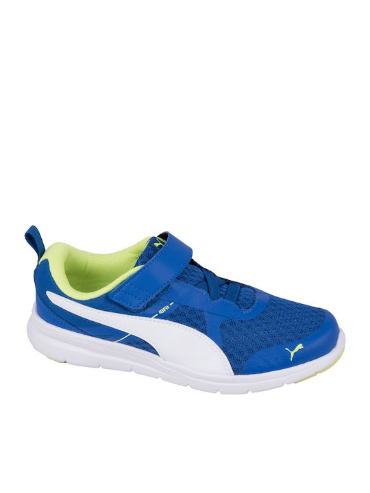 Puma Flex Essential V PS Kids Running Shoes Blue