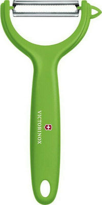 Victorinox Micro Serrated Peeler/Cleaner for Fruits & Vegetables with Blade Julienne made of Plastic Green 1pcs