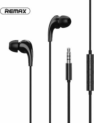 Remax RW-108 In-ear Handsfree με Βύσμα 3.5mm Μαύρο