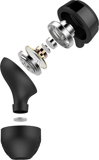 UiiSii U8 In-Ear Freihändig Kopfhörer mit Stecker 3.5mm Schwarz