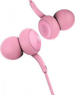 Remax RM-510 In-Ear Freihändig Kopfhörer mit Stecker 3.5mm Rosa