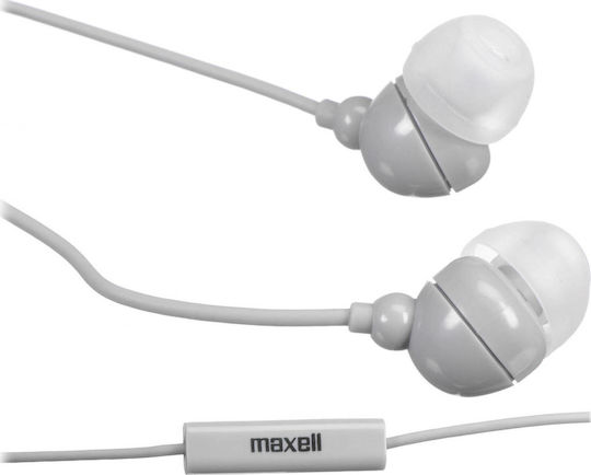 Maxell Plugz + Mic In-ear Handsfree with 3.5mm Connector White