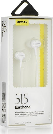 Remax RM-515 In-ear Handsfree Headphones with Connector 3.5mm White
